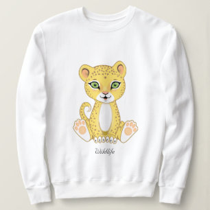 Sweatshirt Dessin animalier Wild Young Leopard