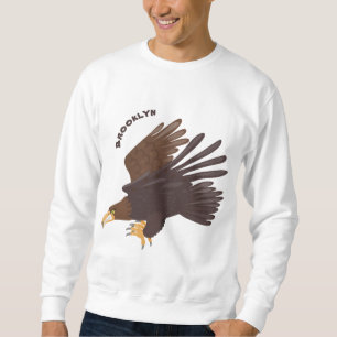 Sweatshirt dessin humoristique d'aigle royal