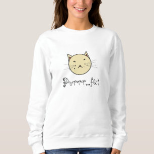Sweatshirt Dessus de chat