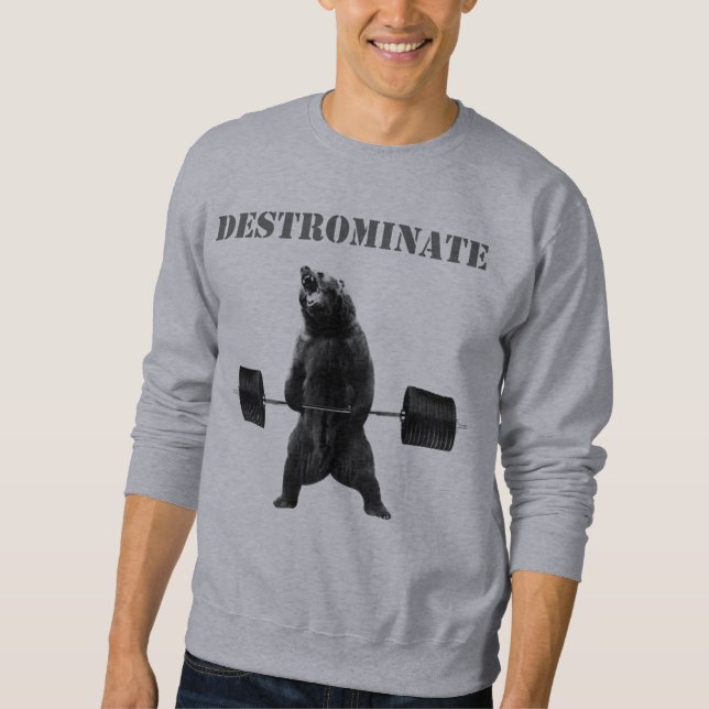 Sweatshirt Destrominate - Ours de levage (Devant)