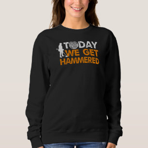 Sweatshirt Détecteurs de métaux martelé de pièces de monnaie