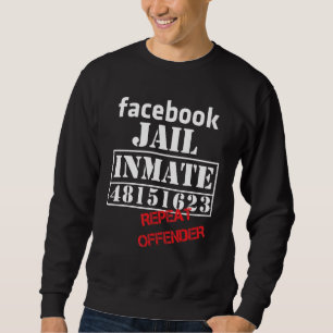 Sweatshirt Détenu de prison de la fb récidive délinquant libé