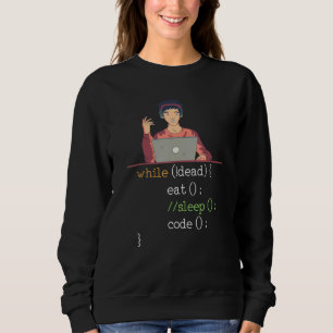 Sweatshirt Développeur de logiciels informatique binaire Prog