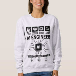 Sweatshirt Développeur Programmeur Codeur Ingénieur en Intell