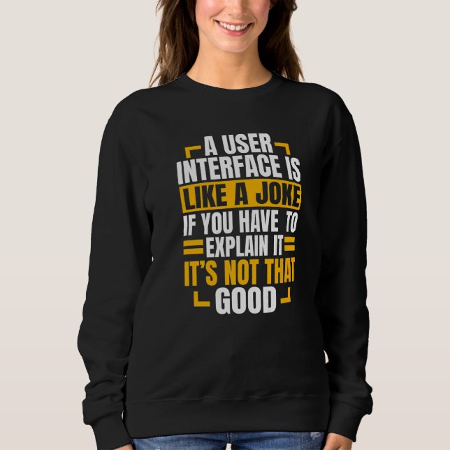 Sweatshirt Développeur Web Logiciel Site Web Programmeur Code (Devant)