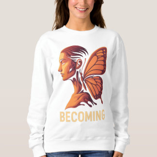 Sweatshirt Devenir Lumière – Conception de Métamorphose Humai