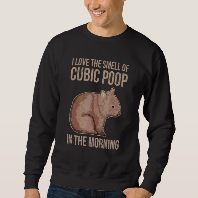 Sweatshirt Devis De L'Australie Outback Wombat Pour Un Expert (Devant)