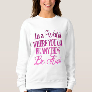 Sweatshirt Devis Inspirationnel de Parties scintillant de dér
