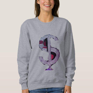 Sweatshirt Devise éblouissante : Conception Colorée Dollar"