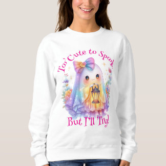 Sweatshirt d'Halloween féminine Pastel Kawaii