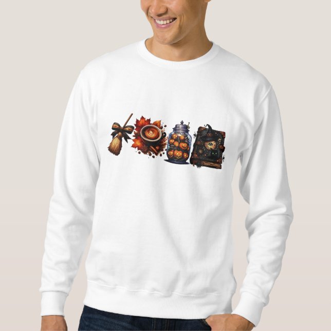 Sweatshirt d'Halloween, Sweatshirt fantôme (Devant)
