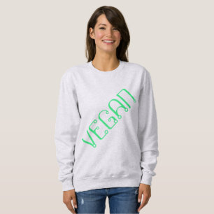 Sweatshirt diagonale "VEGAN"
