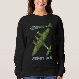 Sweatshirt Diagramme Junkers Ju 88 German 2ème guerre mondial
