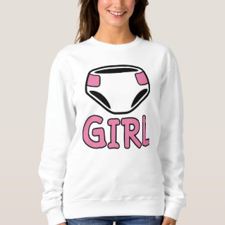 SWEATSHIRT DIAPER GIRL