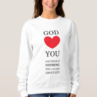 Sweatshirt Dieu Coeur toi