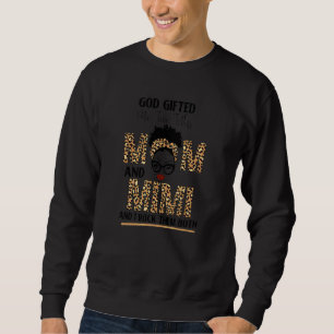 Sweatshirt Dieu Ed Me Deux Titres Maman Et Mimi Et Je Les Roc