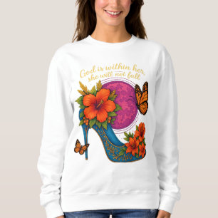 Sweatshirt Dieu est en elle