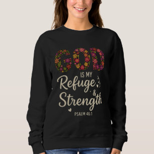 SWEATSHIRT DIEU EST MON RÉFUGIÉ
