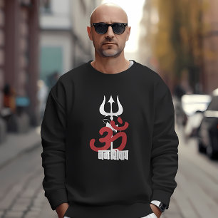Sweatshirt Dieu hindou Shiva Om Namah Shivay avec la chambre