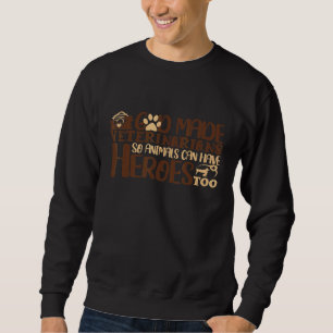 Sweatshirt Dieu Made Vétérinaire Animaux Héros Vétérinaire