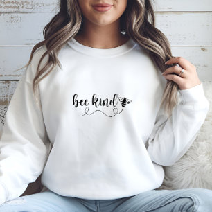 Sweatshirt d'impression moderne blanc