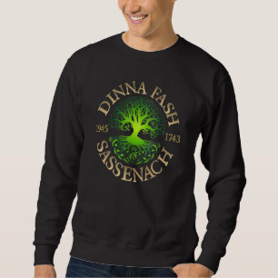 Sweatshirt Dinna Fash Sassenach Outlander Celtic Tree of Life