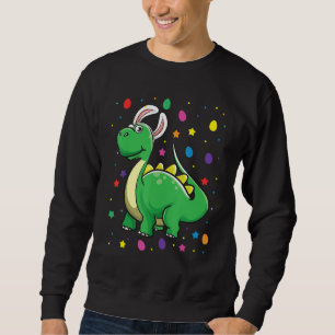 Sweatshirt Dino Avec Des Oreilles De Lapin Drôle Chasse D'Oeu