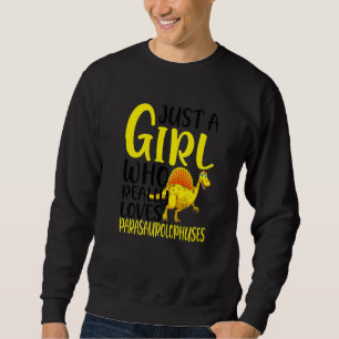 Sweatshirt Dino Juste Une Fille Qui Aime Vraiment Parasaurolo