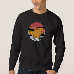Sweatshirt Dino T-Rex Chicken Nugget Retro Vintage Dino Tyran
