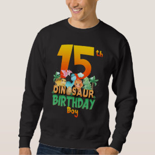 Sweatshirt Dinosaur Dino Anniversaire Garçon Trex Groupe âge 