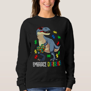 Sweatshirt Dinosaur Piece Sensibilisation sur l'autisme Embra