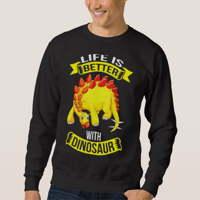 Sweatshirt Dinosaure Du Crétacé Période Cute Dinos (Devant)