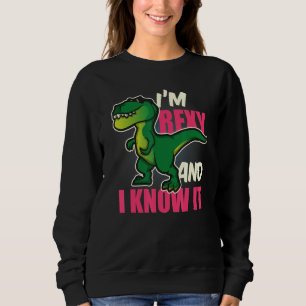 Sweatshirt Dinosaure T Rex Drôle Pour Enfants Jeunes Et Adult