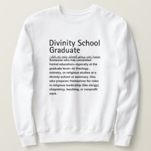 Sweatshirt Diplômé de l'école de Divinité