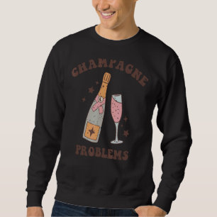 Sweatshirt Dire La Fête Du Champagne Pour Les Femmes