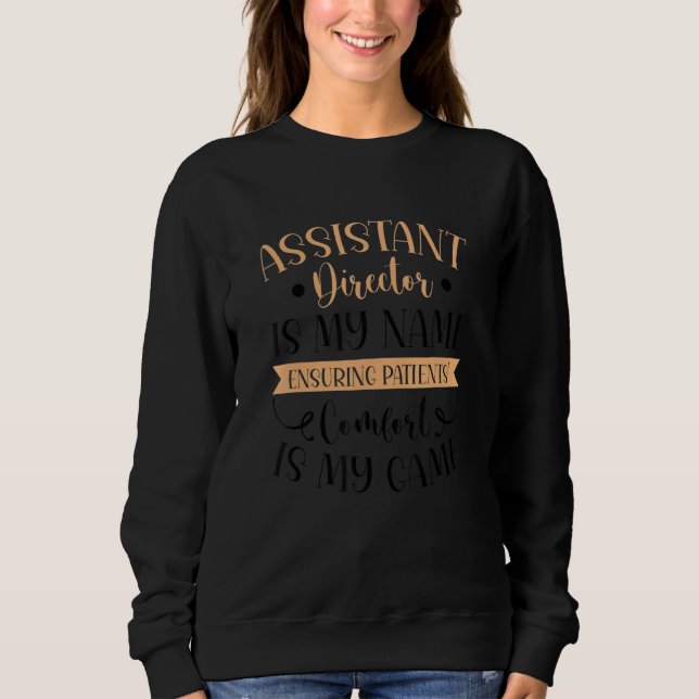 Sweatshirt Directeur adjoint 2 de l'assistant d'activité (Devant)