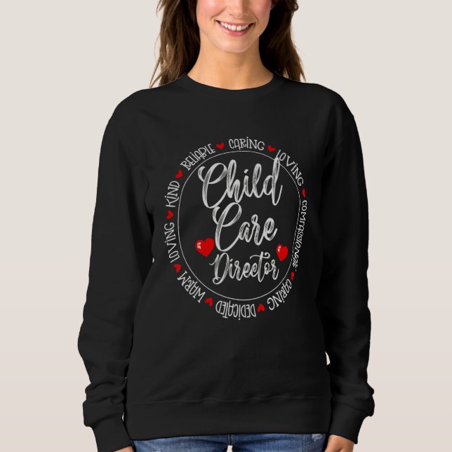 Sweatshirt Directeur des services de garde d'enfants Fourniss (Devant)