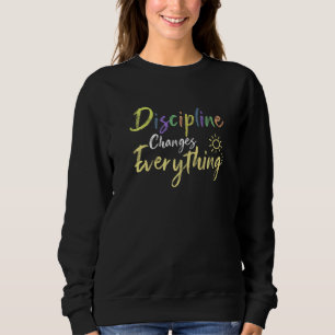 Sweatshirt Discipline Changements Tout Citer Remerciements Po