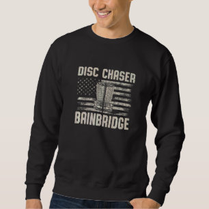 Sweatshirt Disque Chaser Bainbridge Disc Golf Humour Golfeur