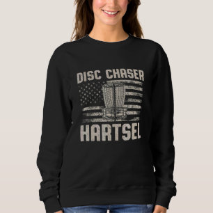 Sweatshirt Disque Chaser Hartsel Disc Golf Humour Golfeur Col