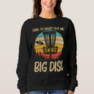 Sweatshirt Disque de golf cool pour hommes femmes joueur de d