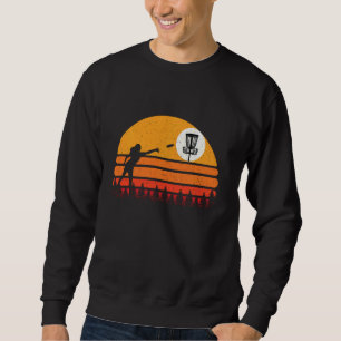 Sweatshirt Disque Golf Vintage Retro Frisbee Discgolf