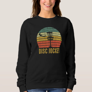 Sweatshirt Disque Jockey Frisbee Golf Disque Sport Vintage
