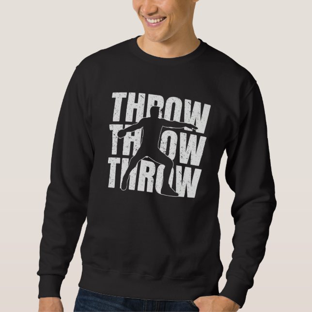 Sweatshirt Disque Thrower Thrower Thrower Thrower Discus (Devant)