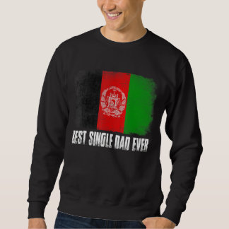 Sweatshirt Distorsion Afghanistan Drapeau meilleur père célib