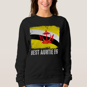 Sweatshirt Distorsion Brunei Drapeau meilleure fille jamais p