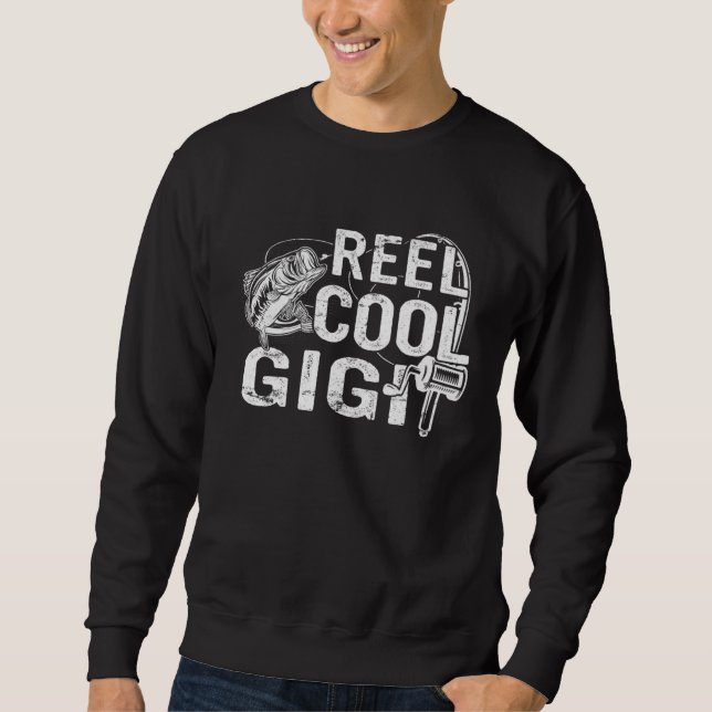 Sweatshirt Distressed Reel Cool Gigi Fishing Mother s Day (Devant)