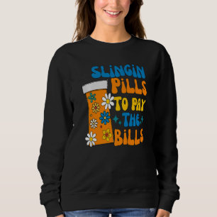 Sweatshirt distribute des pilules infirmière pharmacie pharm