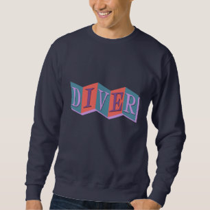 Sweatshirt Diver (panneau rétro)