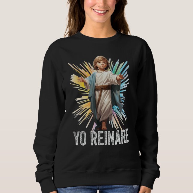 Sweatshirt Divino Nino Jésus catholique (Devant)